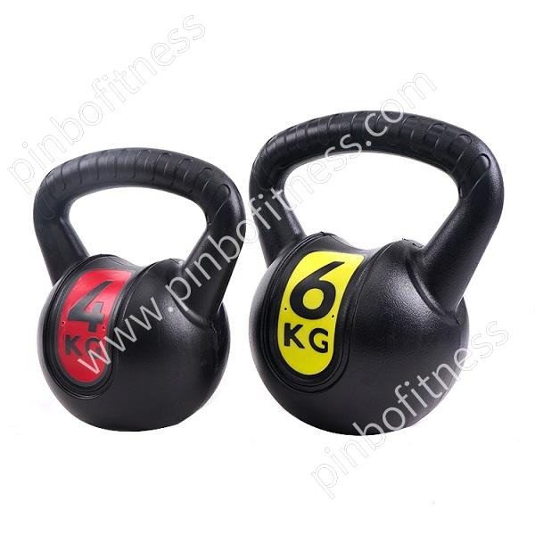 FW-K011 Dual Color Cement-Filled Kettlebell